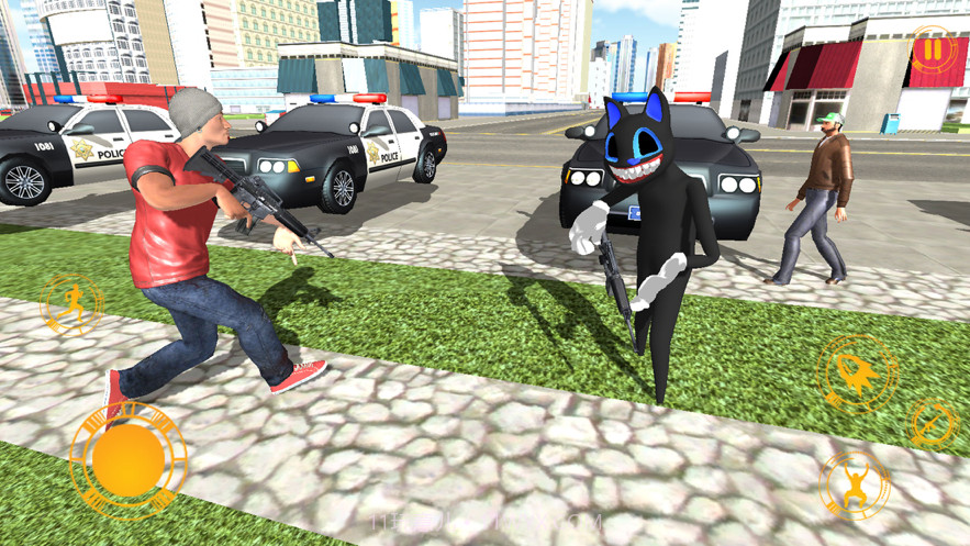卡通猫犯罪城市英雄截图3 卡通猫犯罪城市英雄截图3