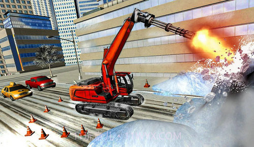 雪地挖掘机救援行动截图2 雪地挖掘机救援行动截图2