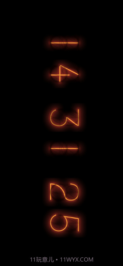 辉光时钟小组件截图1