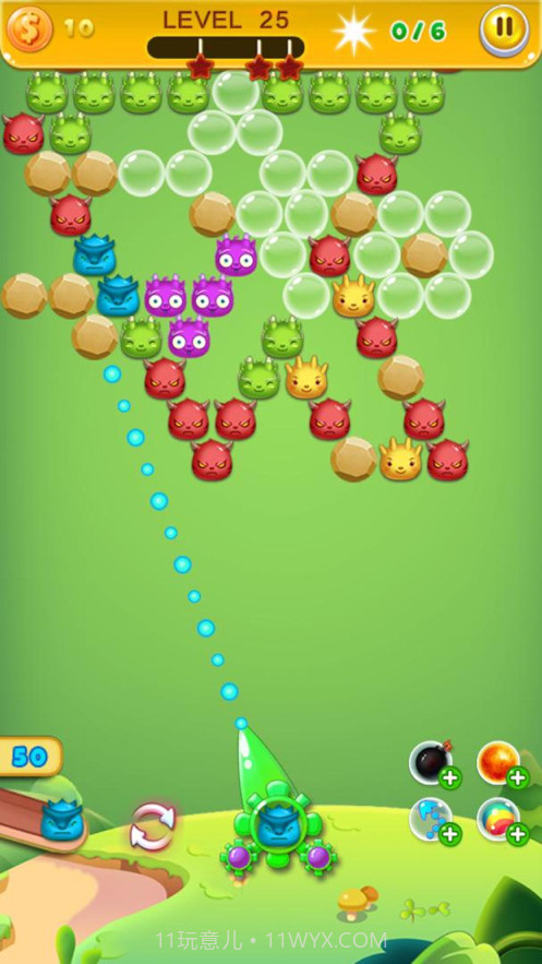 经典怪物泡泡消除截图3 经典怪物泡泡消除截图3