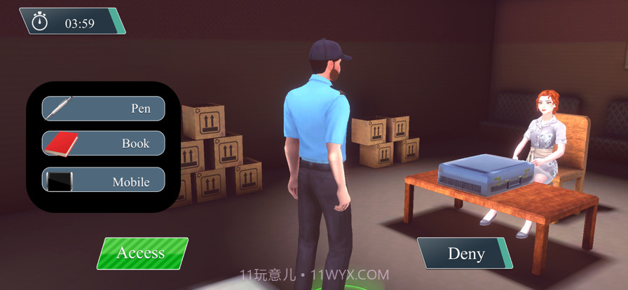 飞机场保安黑色的接壤截图4