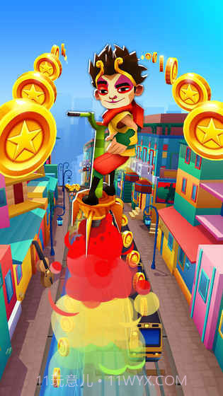 地铁跑酷拉斯维加斯(Subway Surfers)V1.56.1 无限钥匙修改版截图1