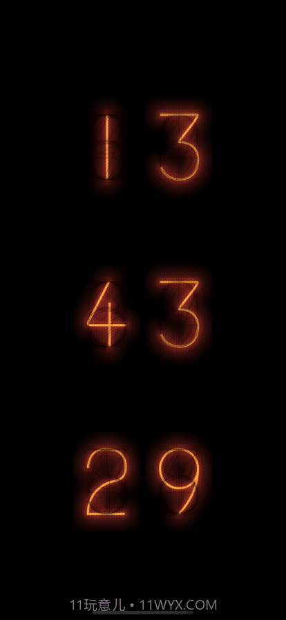 辉光时钟小组件截图3