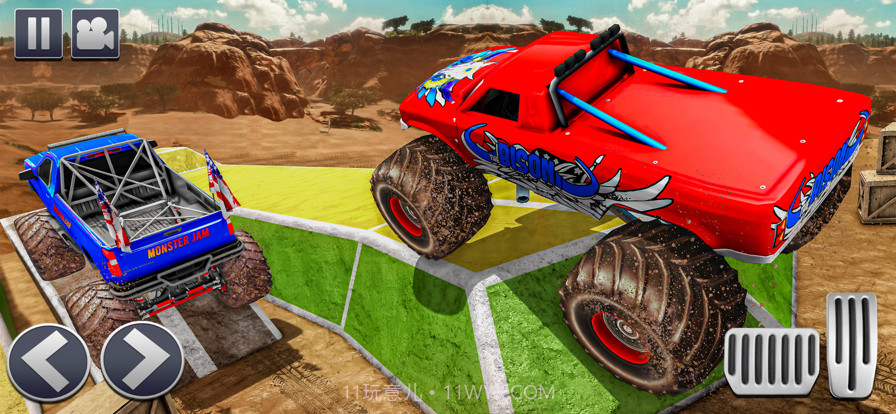 怪物果酱卡车赛车截图1