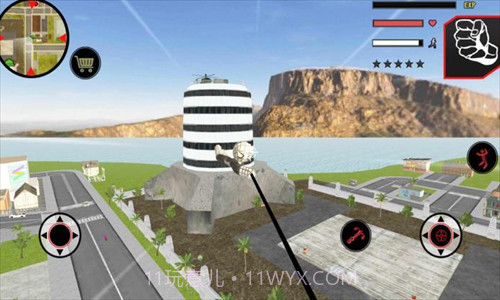 蜘蛛火柴人绳索英雄2截图1