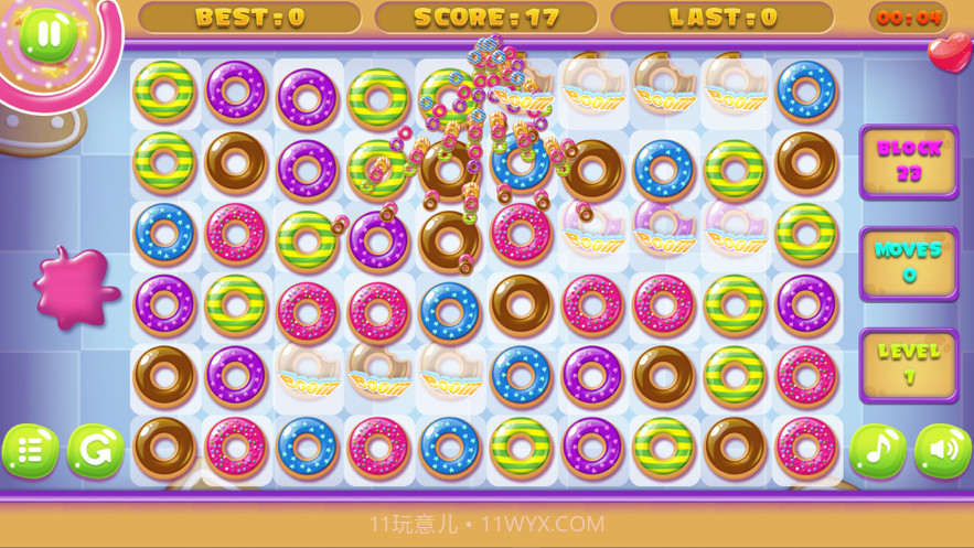 甜甜圈消消乐截图2 甜甜圈消消乐截图2