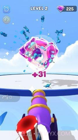 大炮发射小蓝人免费截图1