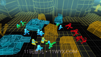 火柴人模拟器霓虹坦克战截图3 火柴人模拟器霓虹坦克战截图3