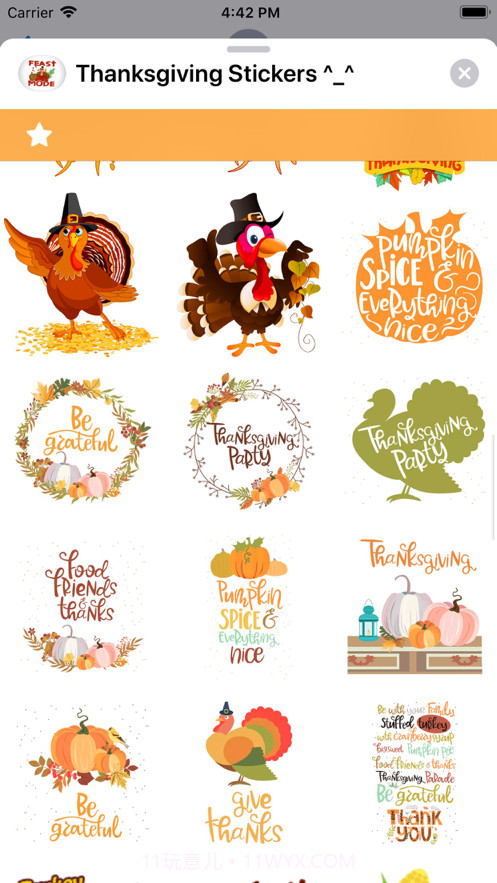 ThanksgivingStickers^_^截图8 ThanksgivingStickers^_^截图8