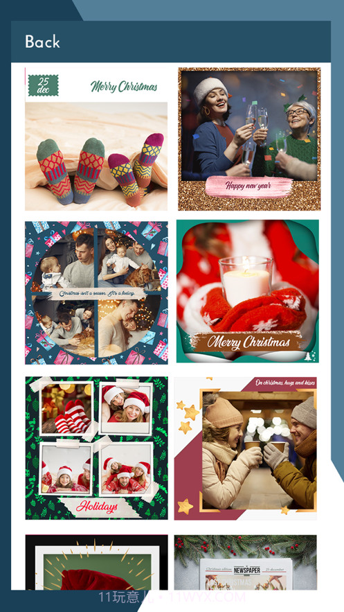 圣诞节框架拼贴制作截图2