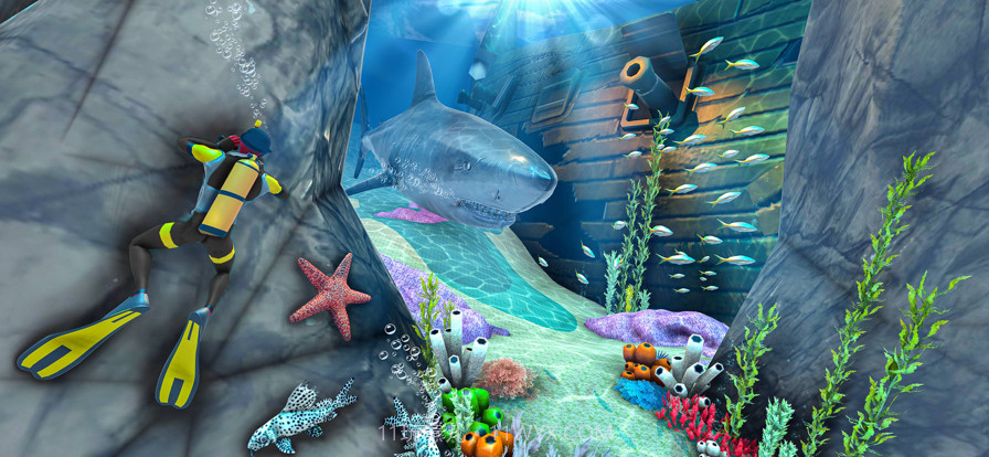 水肺潜水员水下救援截图3 水肺潜水员水下救援截图3