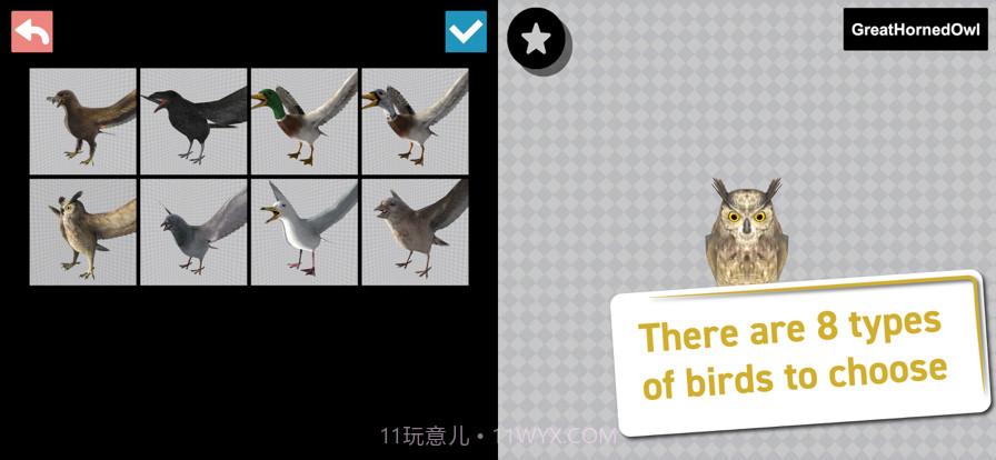 鸟类3D参考截图2