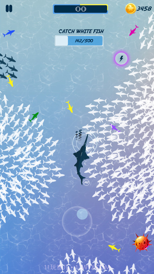 饥饿的鱼喂养和成长截图2