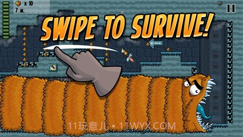 地道狂奔 Worm Run截图1