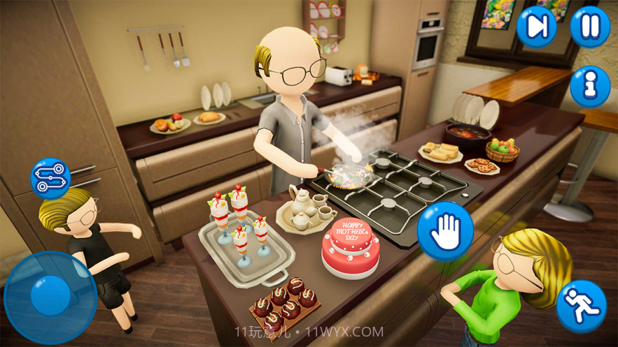 火柴人爸爸梦想的家庭生活截图1 火柴人爸爸梦想的家庭生活截图1