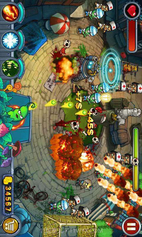 疯狂植物横扫僵尸截图2 疯狂植物横扫僵尸截图2