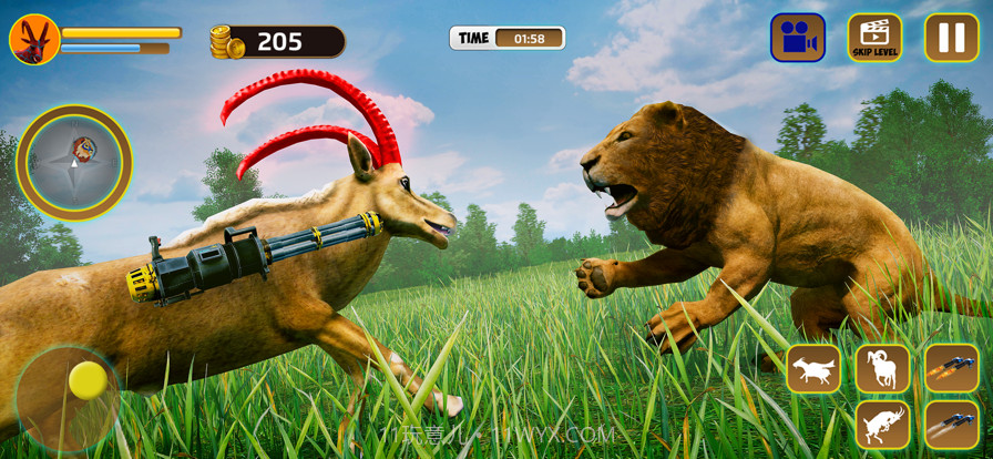 可怕的山羊荒野生活模拟截图1