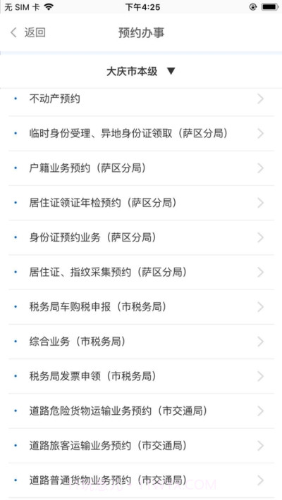 大庆政务服务网截图1