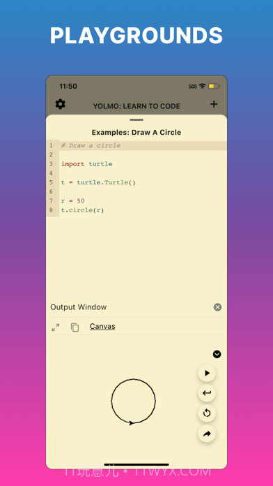 Code Playground截图2 Code Playground截图2