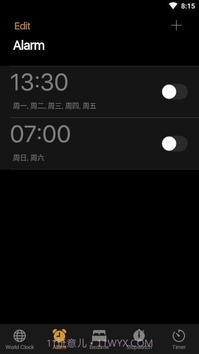 iOS13时钟（Clock）截图1