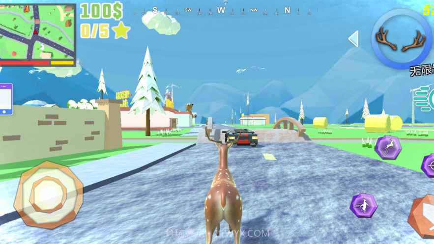 流氓鹿都市战争截图1