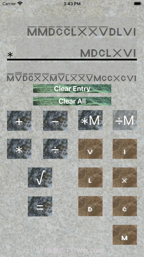 RomanNumeralCalculator截图1 RomanNumeralCalculator截图1