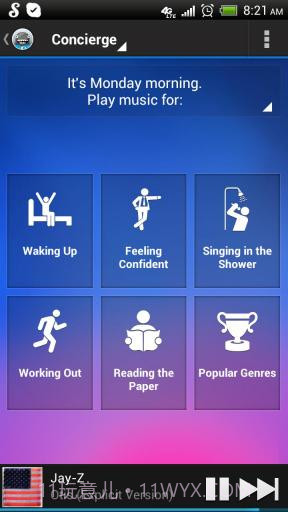 情景听歌 Songza截图1 情景听歌 Songza截图1