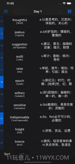 List记单词截图1