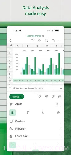 Microsoft Excel ios版截图2