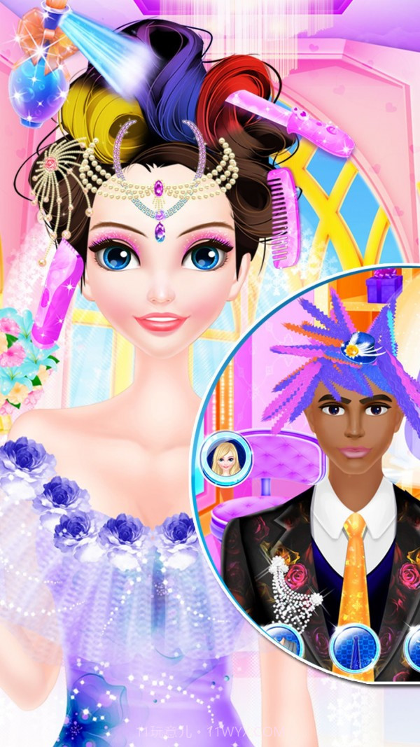 疯狂婚礼发型设计截图3 疯狂婚礼发型设计截图3