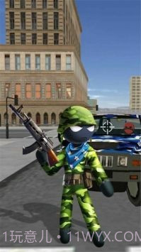 火柴人绳索英雄特种兵截图1 火柴人绳索英雄特种兵截图1