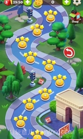 道路和汽车拼图截图1