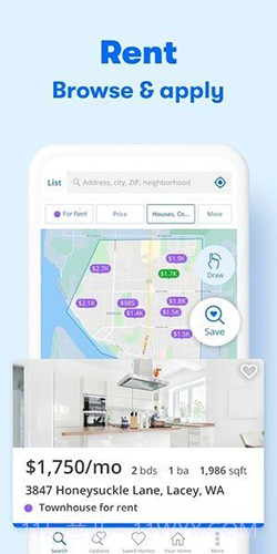 Zillow房地产截图2