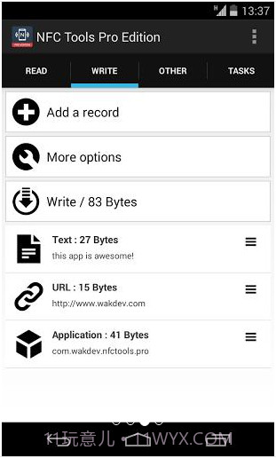 NFC Tools PRO截图2 NFC Tools PRO截图2