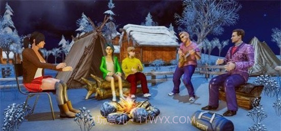 寒假露营模拟截图3