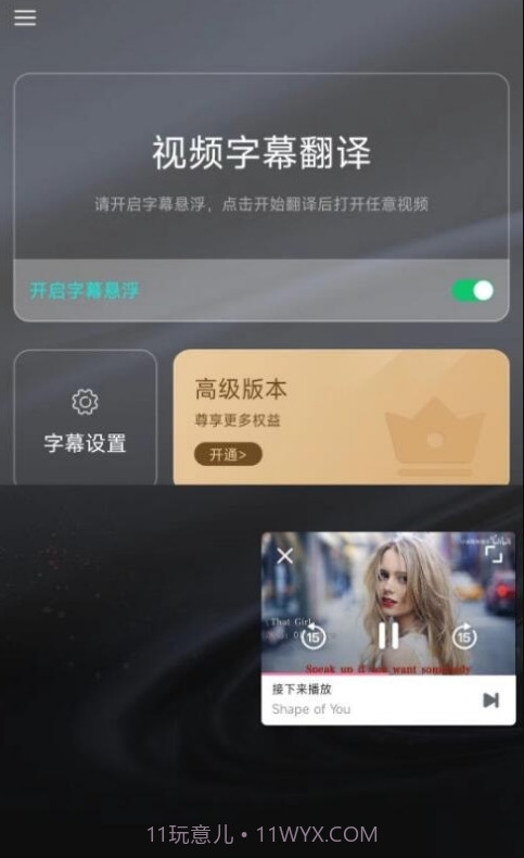 实时字幕翻译截图3