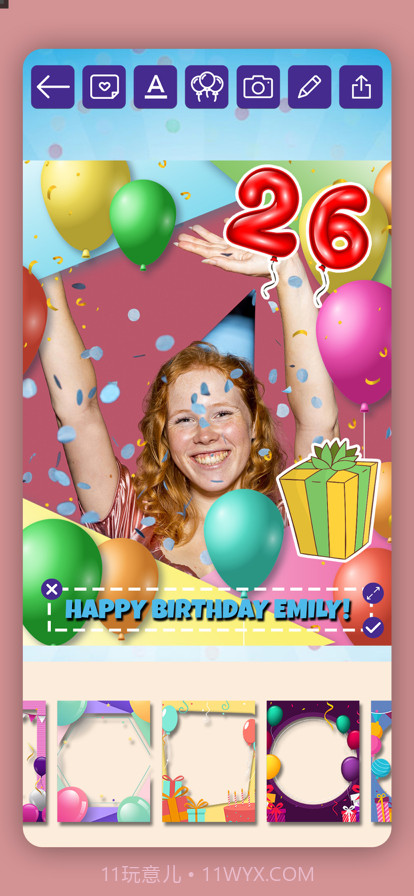 生日快乐照片和卡片截图4 生日快乐照片和卡片截图4