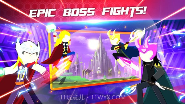 超级火柴人英雄大乱斗截图1