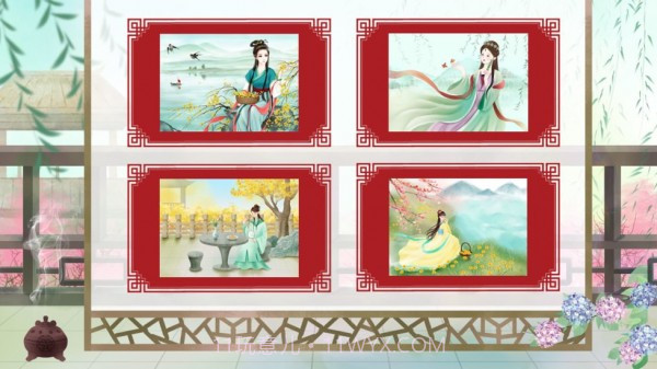 公主古装少女涂色截图2