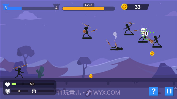 火柴人神射手手游截图1 火柴人神射手手游截图1