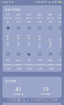 银米天气截图3