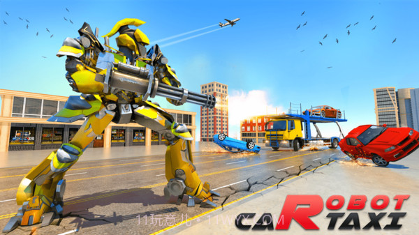 出租车变形机器人截图2