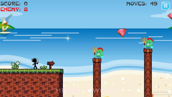 火柴人刺客截图2