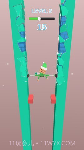 小人用腿撑住墙截图4