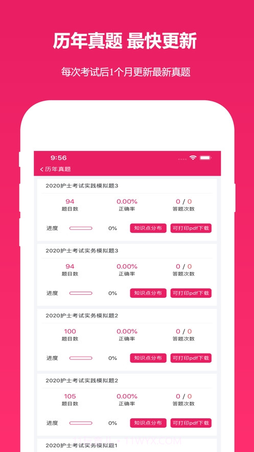 执业护士真题截图2 执业护士真题截图2