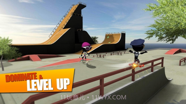 火柴人滑板对决截图4 火柴人滑板对决截图4