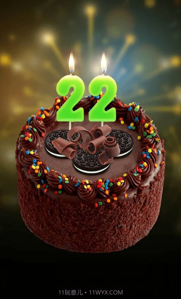 手机里的生日蛋糕截图2