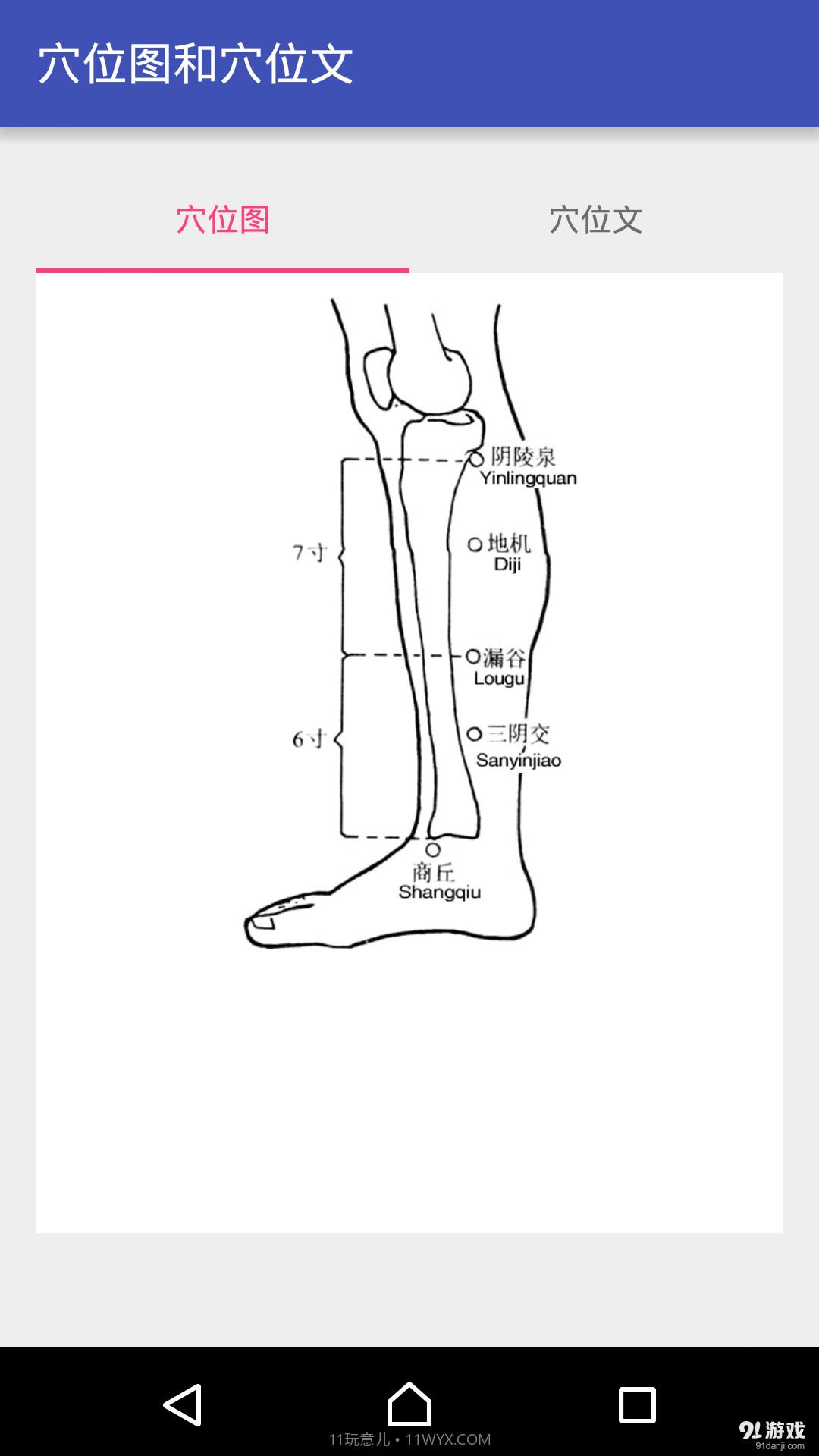 中医经络穴位流注截图5