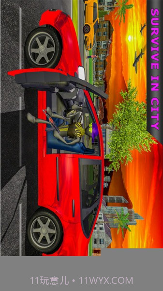 火柴人绳索英雄城市截图3