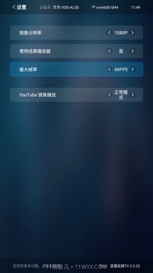 蓝莓投屏TV截图4